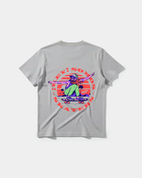 Camiseta Somos Skater Pocket Front Regular Basic Gris