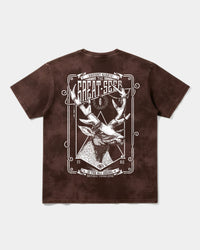 Camiseta The Seer Big Back Oversize Acid Marron