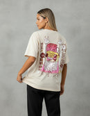Modelo mide 1,63m y usa talla S