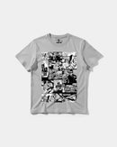 Camiseta Motel Vacancy Big Front Regular Basic Gris