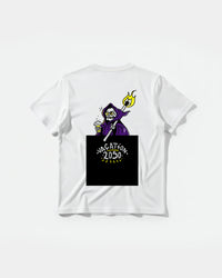 Camiseta Vacation2050 Big Back Regular Basic Blanco