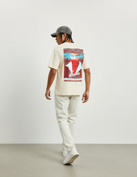 Modelo mide 1,82m y usa talla L