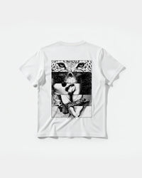 Camiseta Panter Skull Big Back Regular Basic Blanco