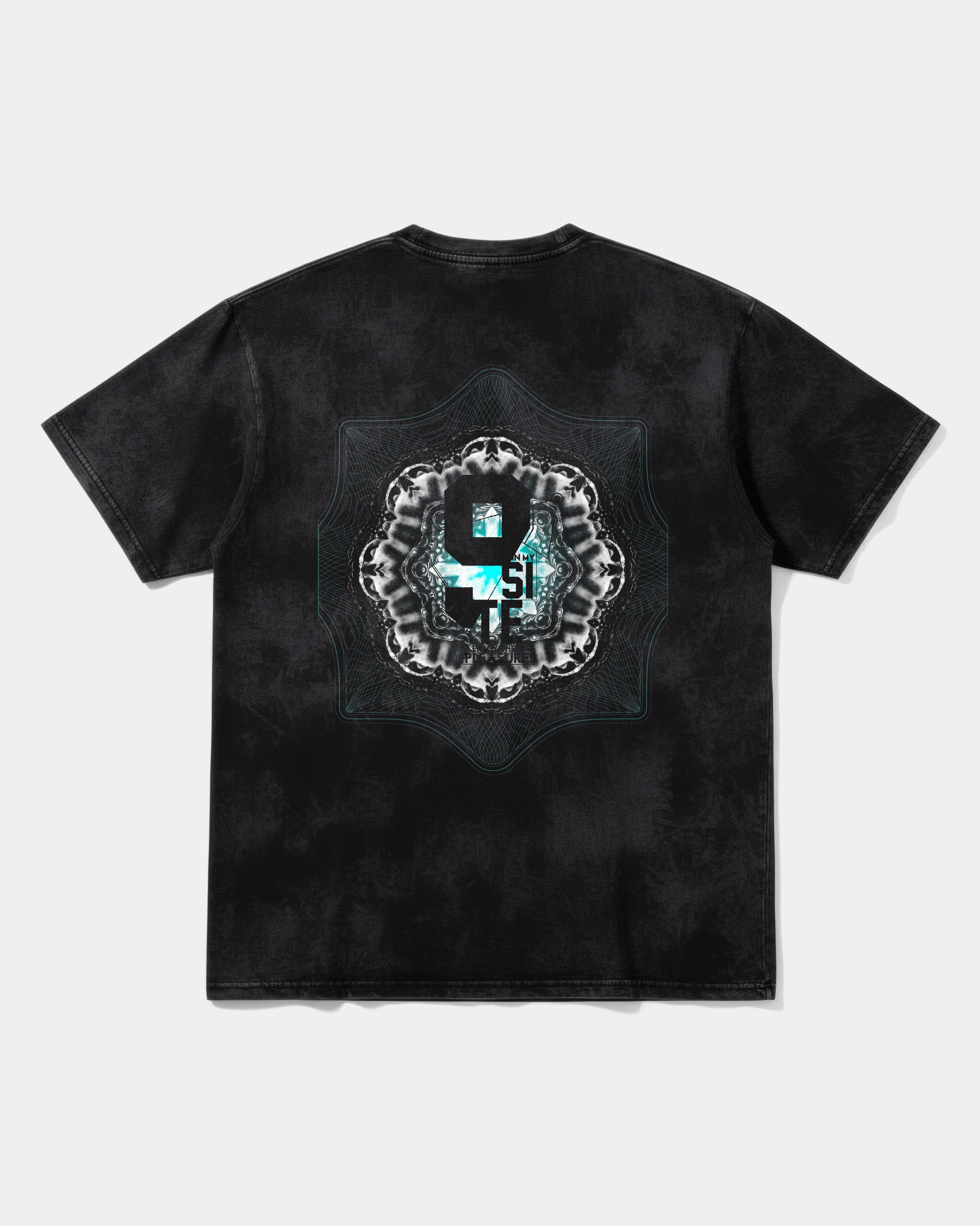 Camiseta Pleasures Big Back Oversize Acid