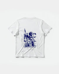 Camiseta Poseidon Big Back Regular Basic Blanco