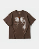 Camiseta Woman Gun Big Front Oversize Basic Marron