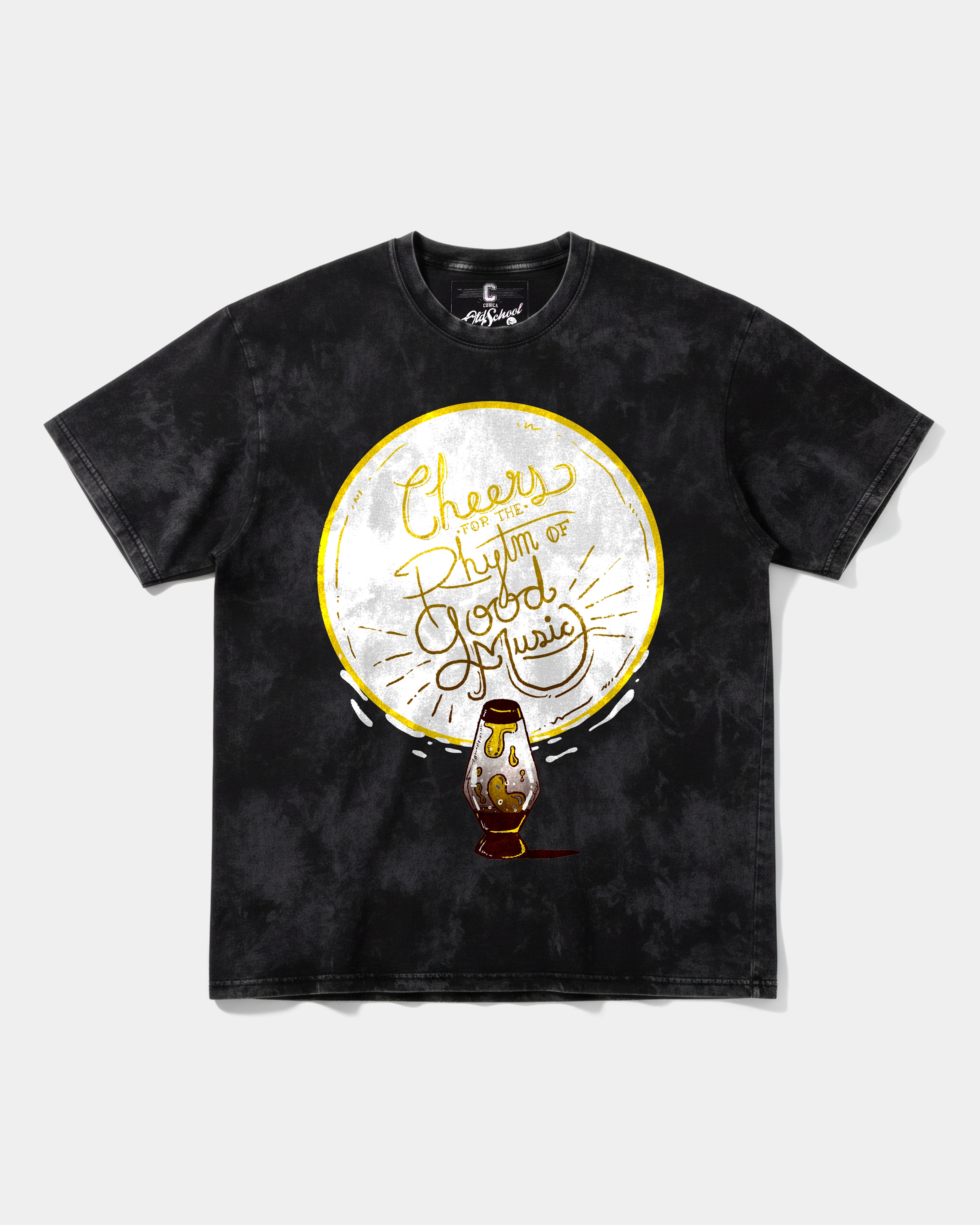 Camiseta Cheers Good Music Big Front Oversize Acid