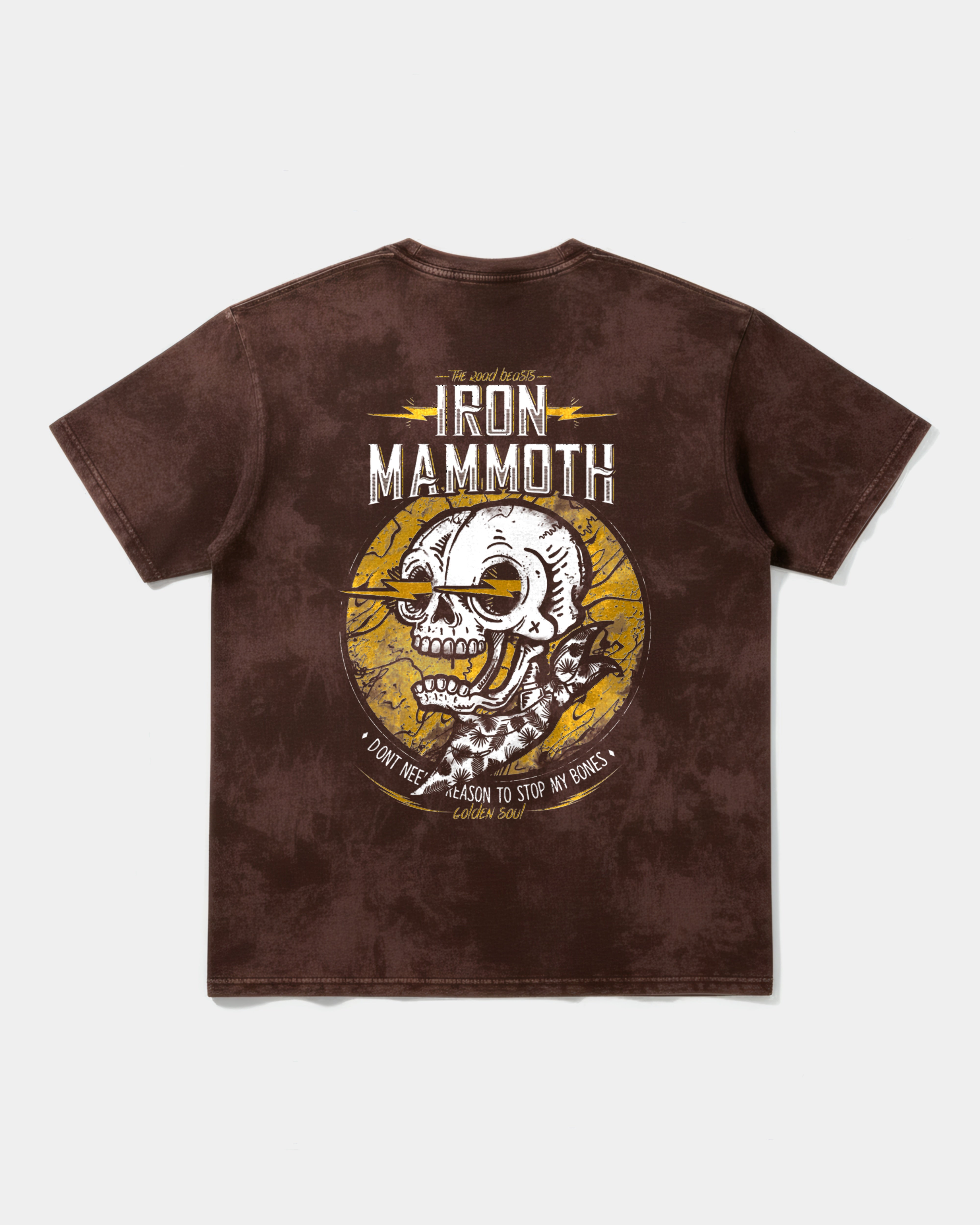 Camiseta Iron Mammoth Big Back Oversize Acid