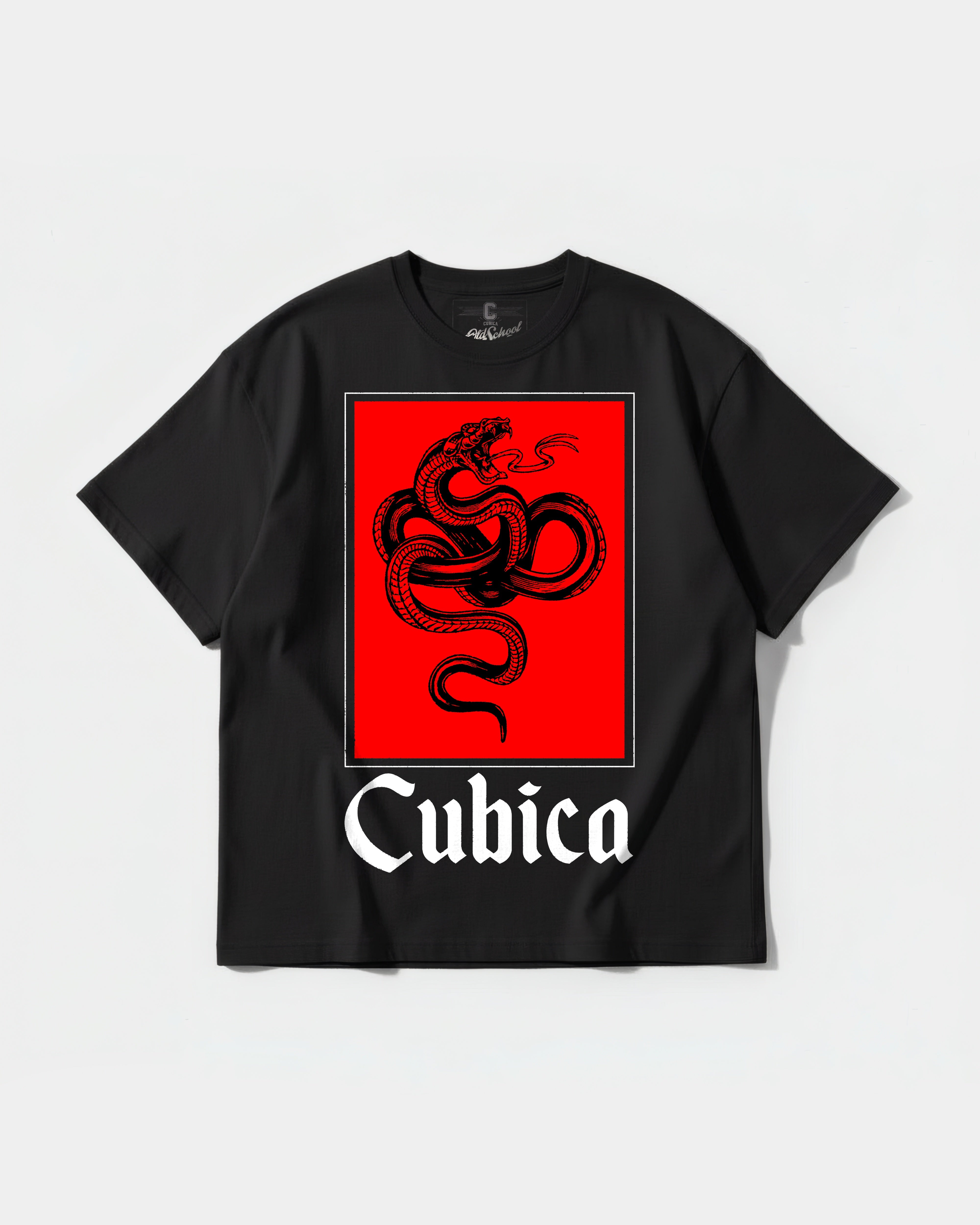 Camiseta Cubica Snake Big Front Oversize Basic