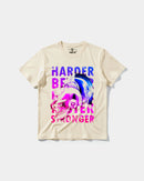 Camiseta Craneos Daft Punk Front Regular Basic Beige