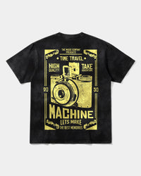 Camiseta Machine Photo Big Back Oversize Acid Negro