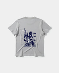 Camiseta Poseidon Big Back Regular Basic Gris