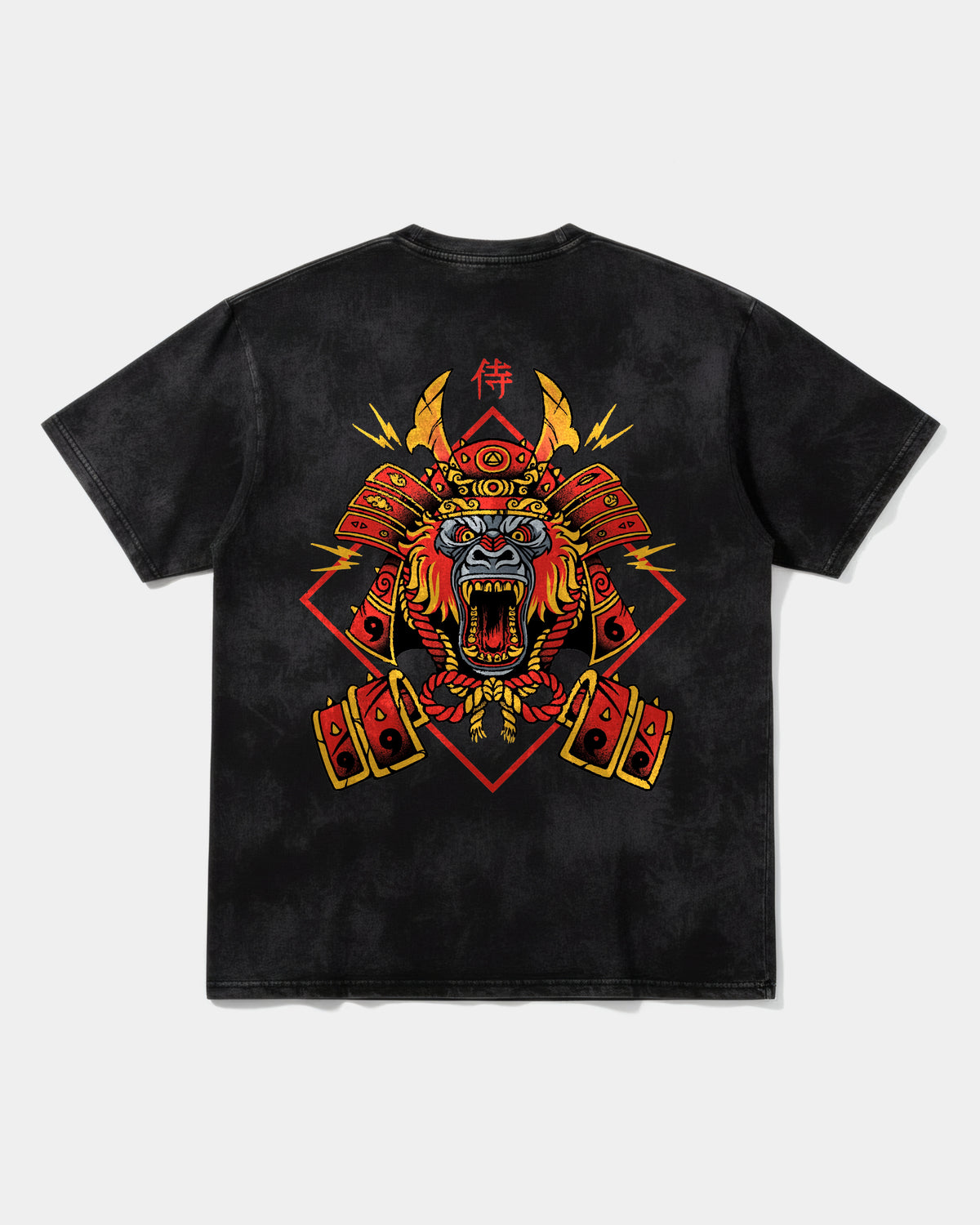 Gorilla Samurai Pocket Back Oversize Acid T-Shirt