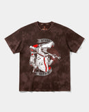 Camiseta Baseball Shark Big Front Oversize Acid Marron