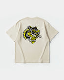 Camiseta Rockstar Tiger Big Back Oversize Basic Beige
