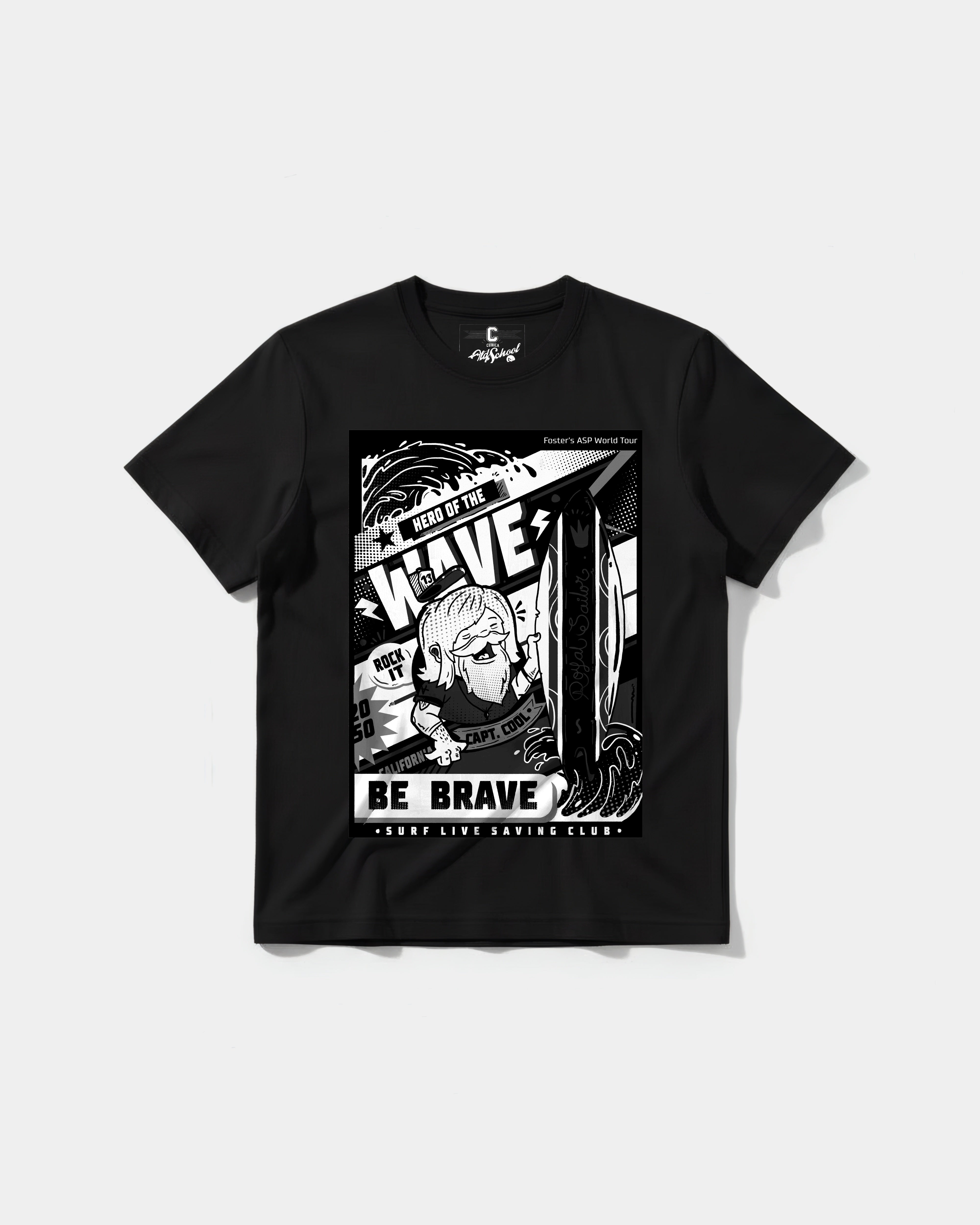 Camiseta Hero Of The Wave Big Front Regular Basic
