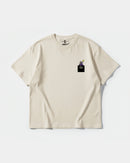 Camiseta Vacation2050 Pocket Front Oversize Basic Beige