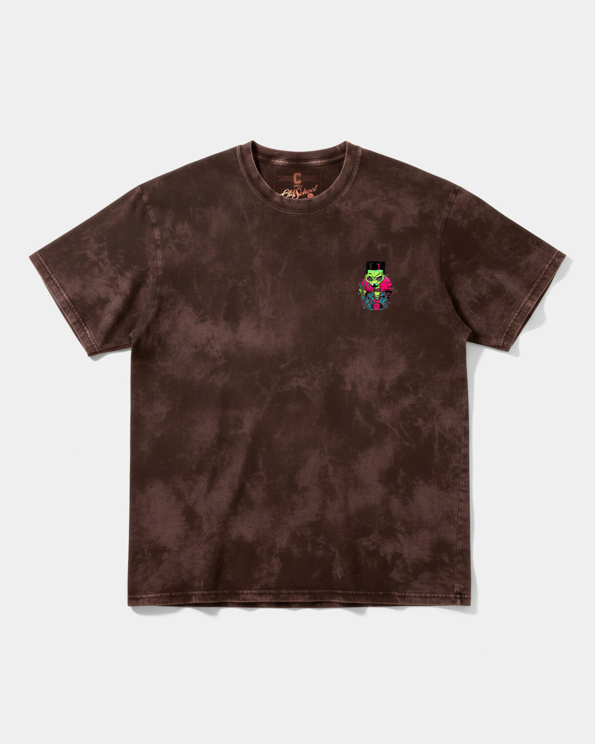 Camiseta Alien In Miami Pocket Front Oversize Acid