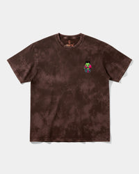 Camiseta Alien In Miami Pocket Front Oversize Acid Marron