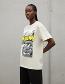 Modelo mide 1,76m y usa talla M