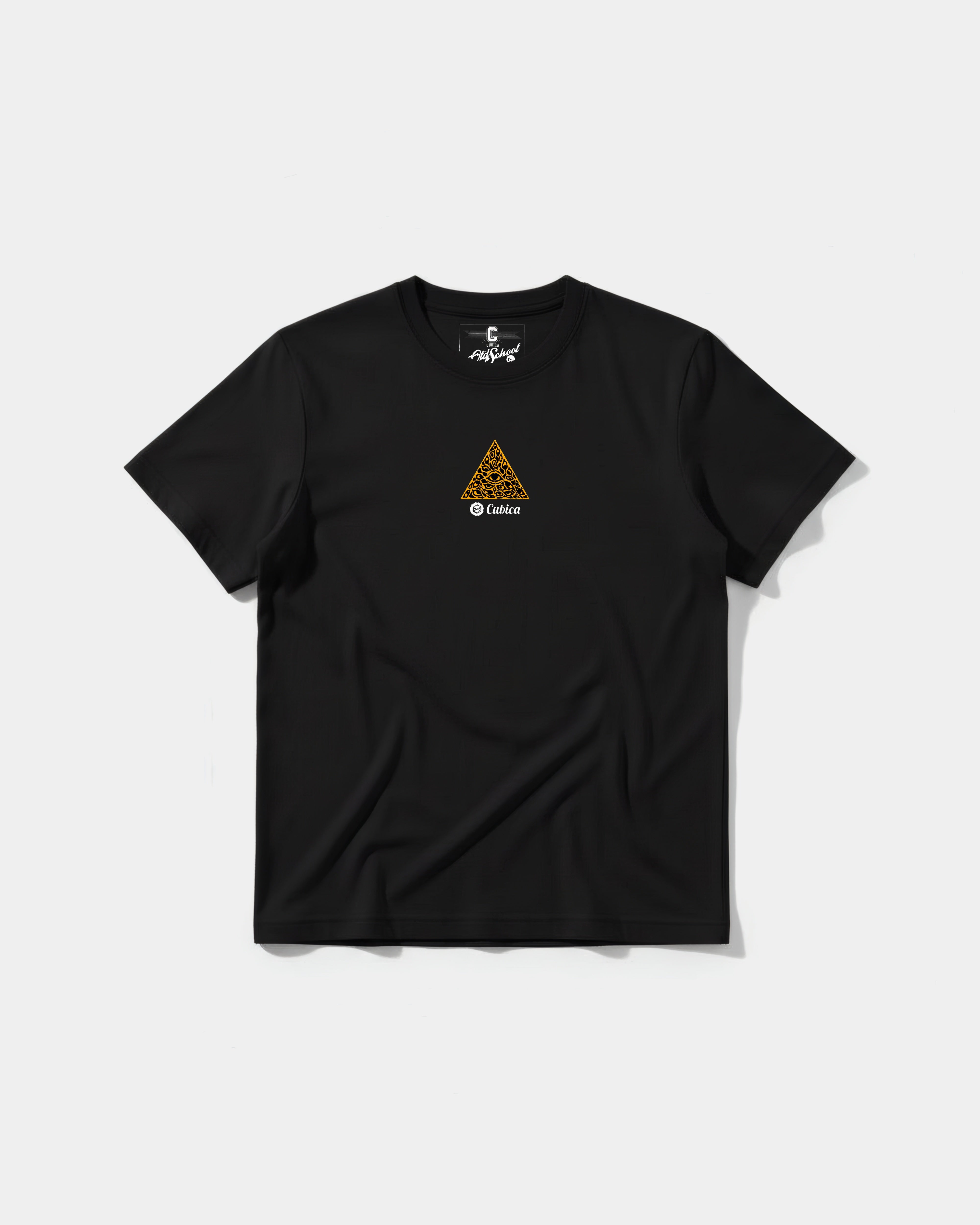 Camiseta Cubica Iluminati Chest Front Regular Basic