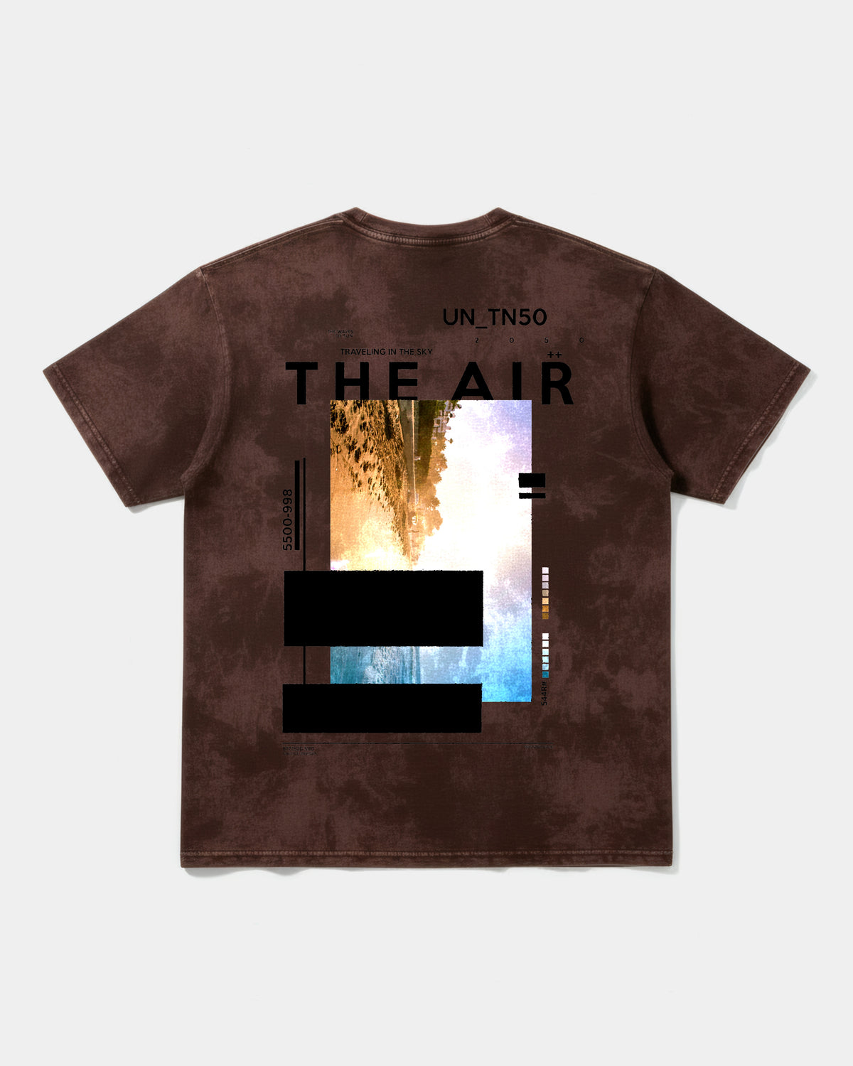 Traveling In The Sky Big Back Oversize Acid T-Shirt