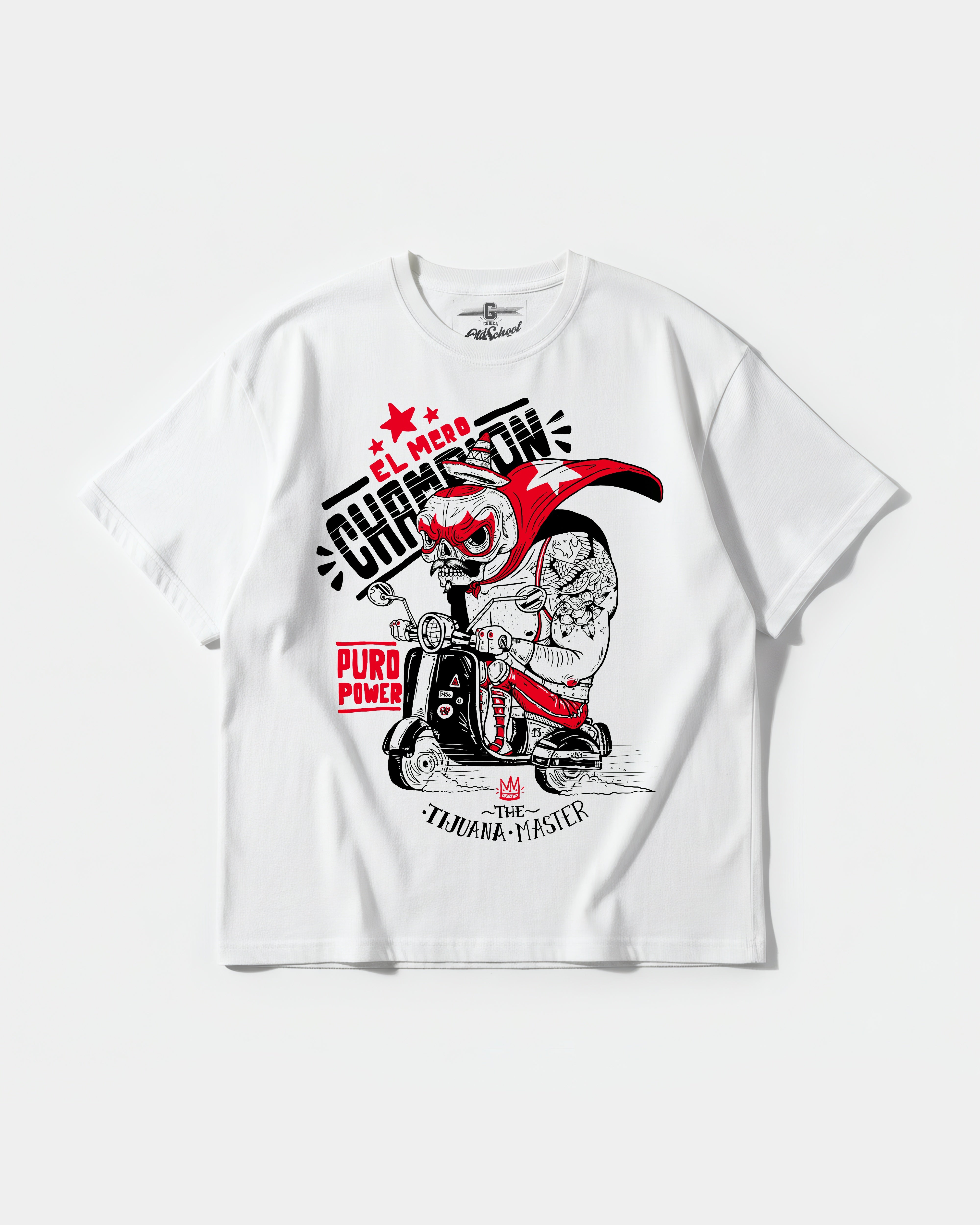 Camiseta The Tijuana Master Big Front Oversize Basic