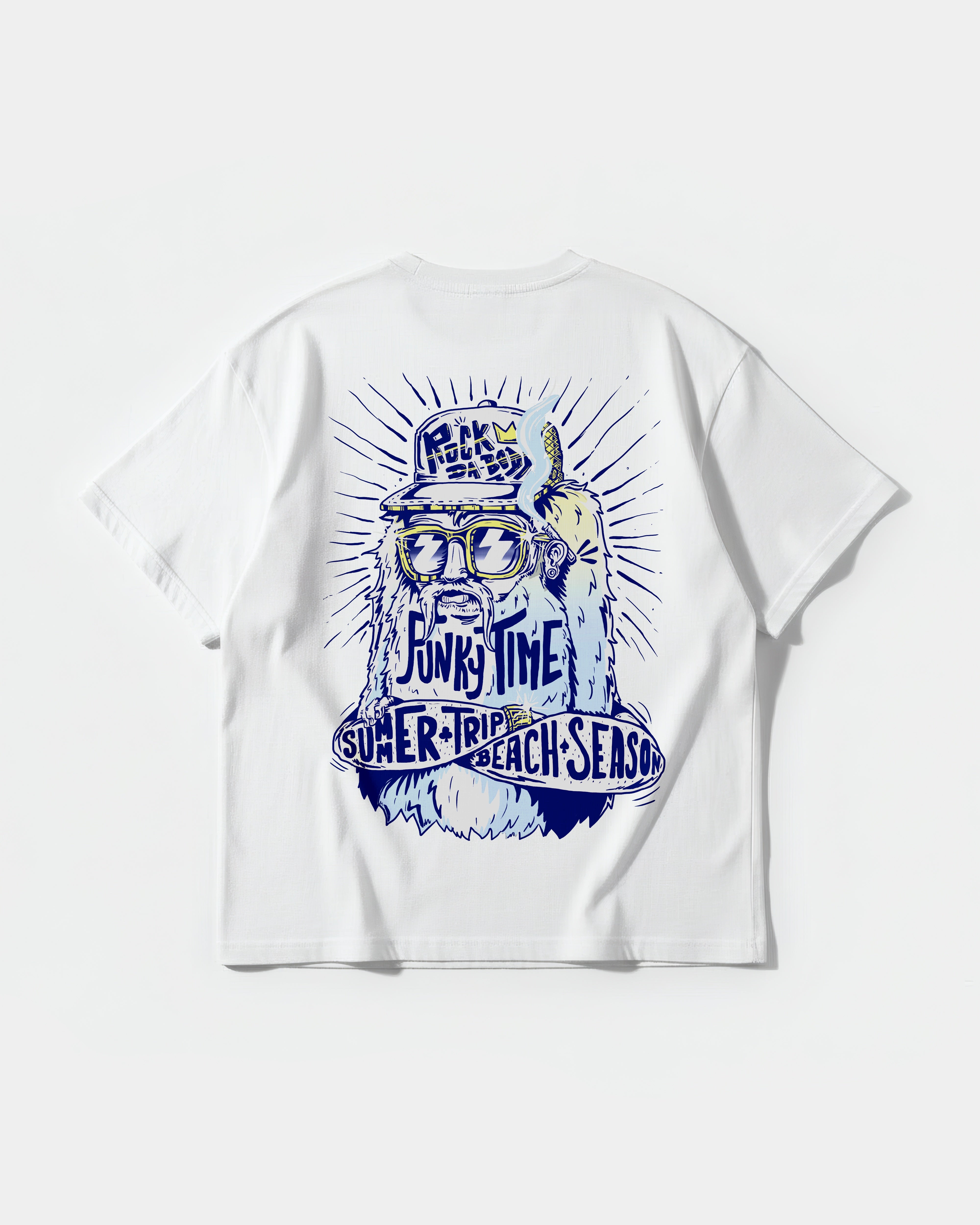 Rock Da Body Pocket Back Oversize Basic T-shirt