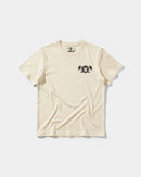 Camiseta Fresh Drink White Pocket Front Regular Basic Beige