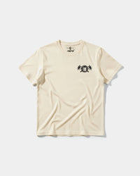 Camiseta Fresh Drink White Pocket Front Regular Basic Beige