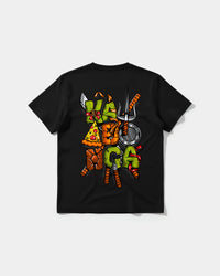 Camiseta Kawabonga Big Back Regular Basic Negro