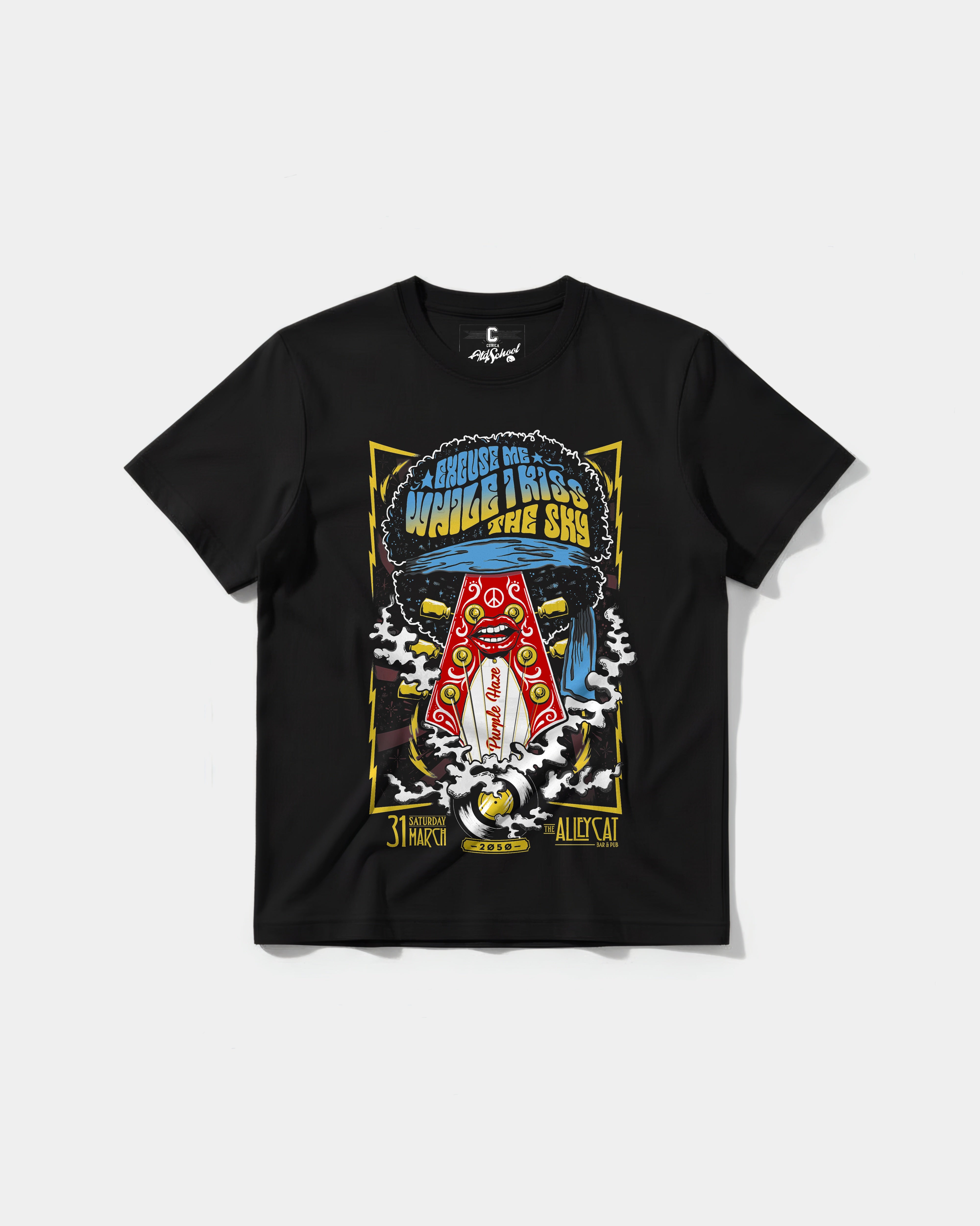 Camiseta Hendrix Big Front Regular Basic