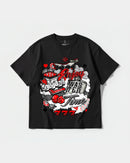 Camiseta Wasting Time 777 Big Front Oversize Basic Negro