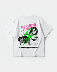 Camiseta Sexy Bitch Big Back Oversize Basic Blanco