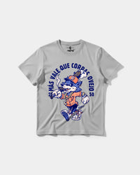 Camiseta Mas Vale Que Corras Big Front Regular Basic Gris
