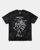 Camiseta Lucky Big Front Oversize Acid Negro