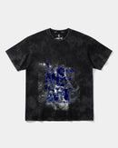Camiseta Poseidon Big Front Oversize Acid Negro
