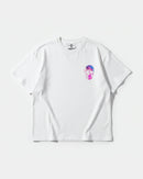 Camiseta Space Skull Pocket Front Oversize Basic Blanco