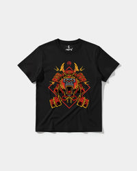 Camiseta Gorilla Samurai Big Front Regular Basic Negro