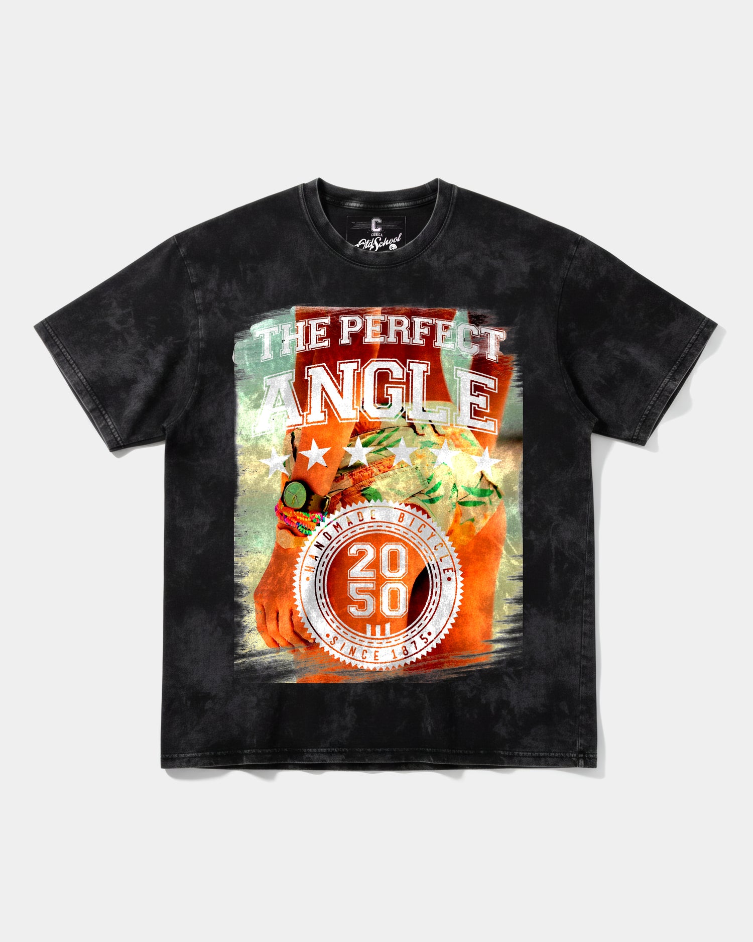 Camiseta The Perfect Angle Big Front Oversize Acid Negro