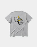 Camiseta Candela Big Back Regular Basic Gris
