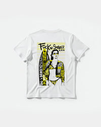 Camiseta Fuck The Summer Big Back Regular Basic Blanco