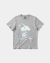 Camiseta Miguel Angel Big Front Regular Basic Gris