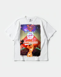 Camiseta Surrender Big Front Oversize Basic Blanco