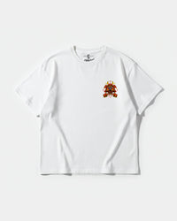 Camiseta Gorilla Samurai Big Pocket Front Oversize Basic Blanco