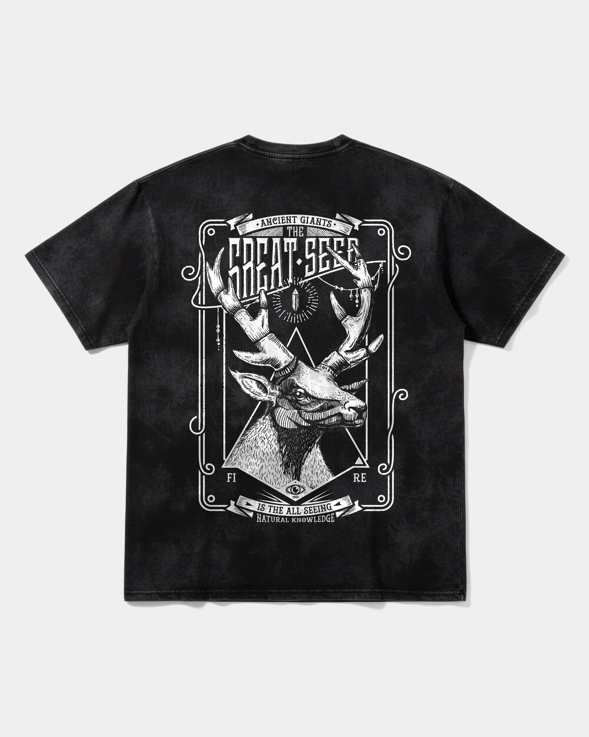 The Seer Big Back Oversize Acid T-Shirt