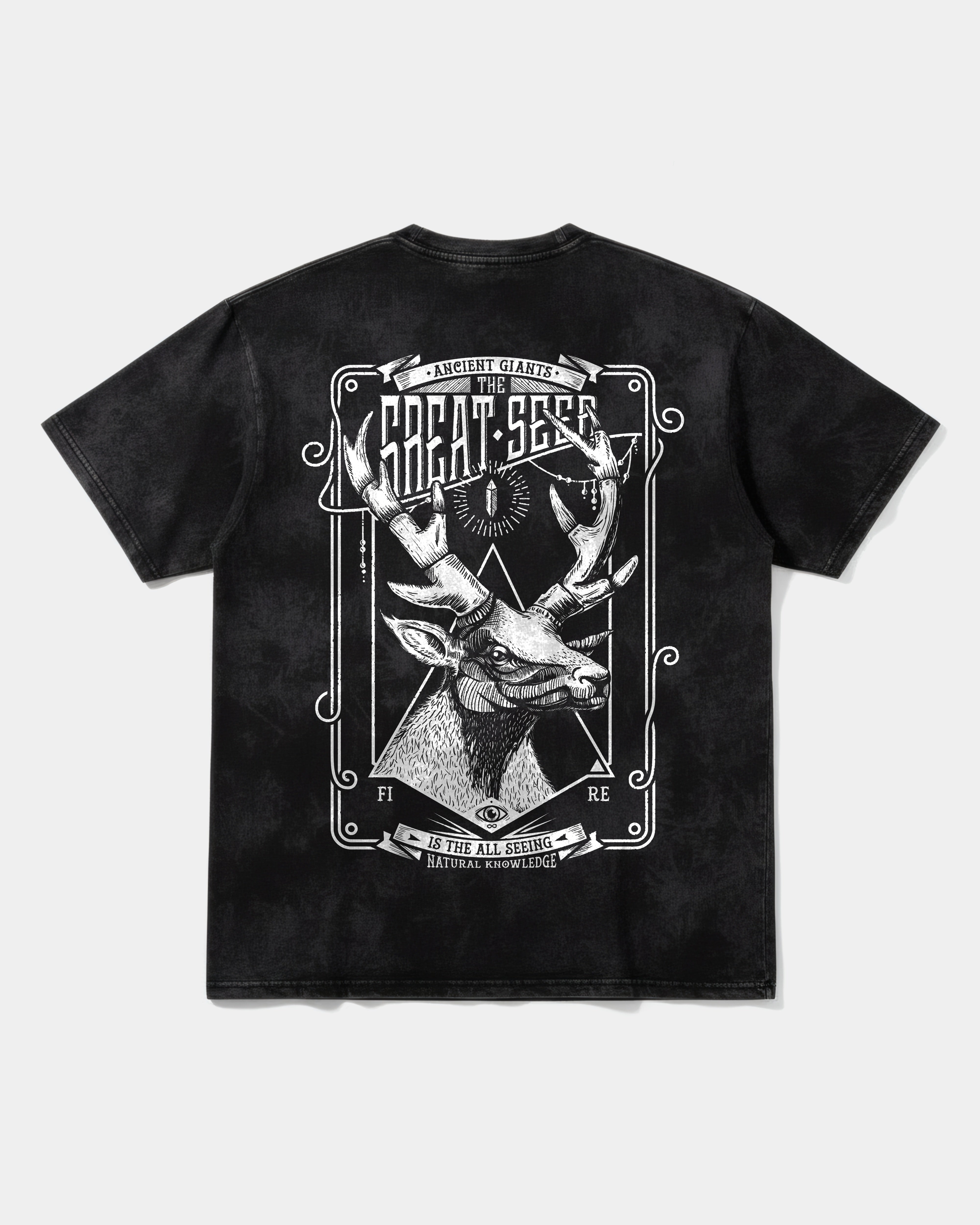 Camiseta The Seer Big Back Oversize Acid