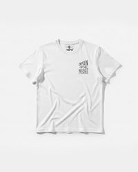 Camiseta Fierce Crew Pocket Front Regular Basic Blanco