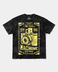 Camiseta Machine Photo Big Front Oversize Acid Negro