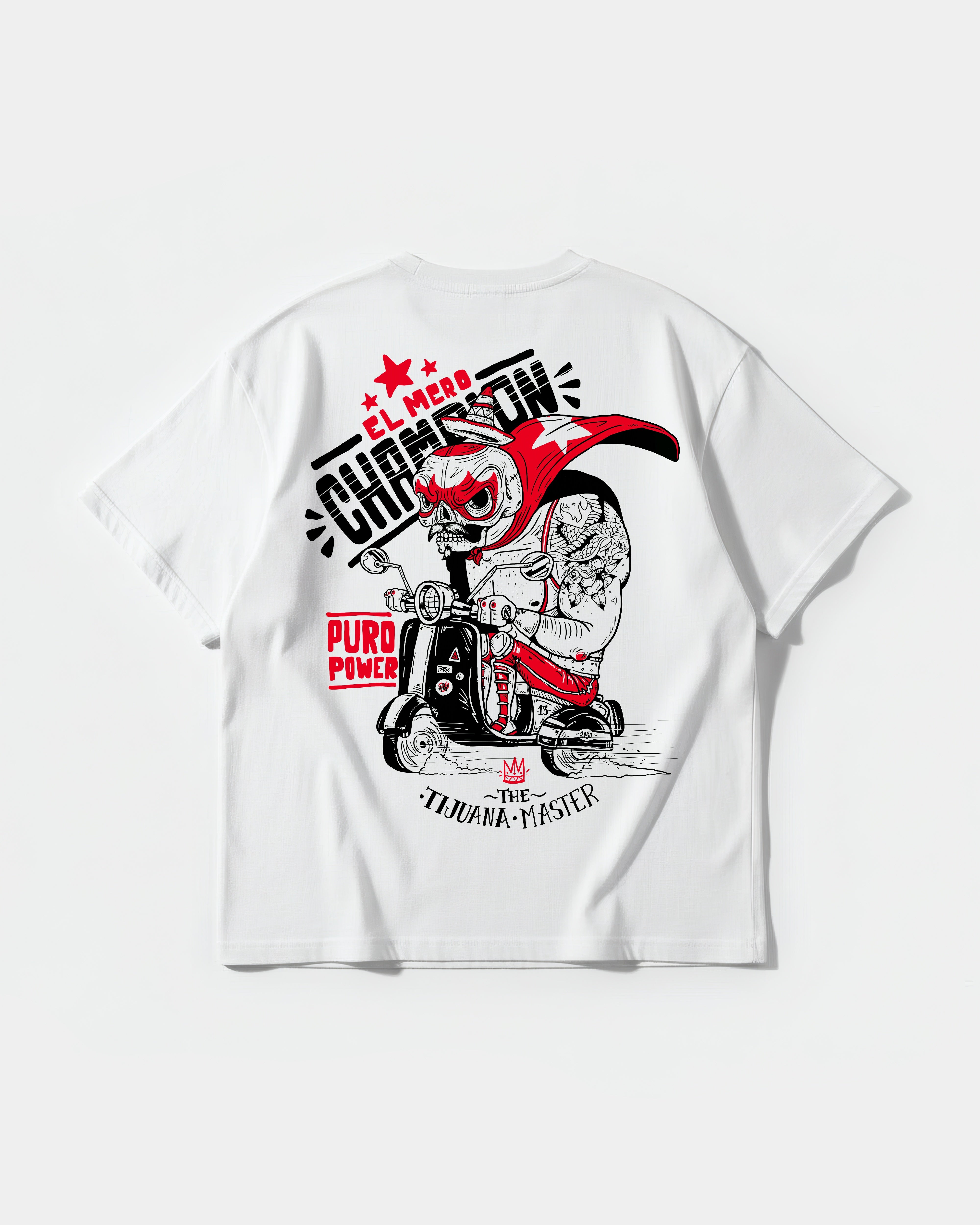 Camiseta The Tijuana Master Pocket Espalda Oversize Basic